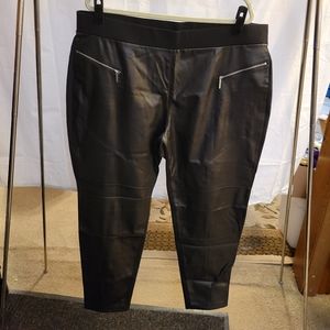 NWT Michael Kors Faux Leather Pants